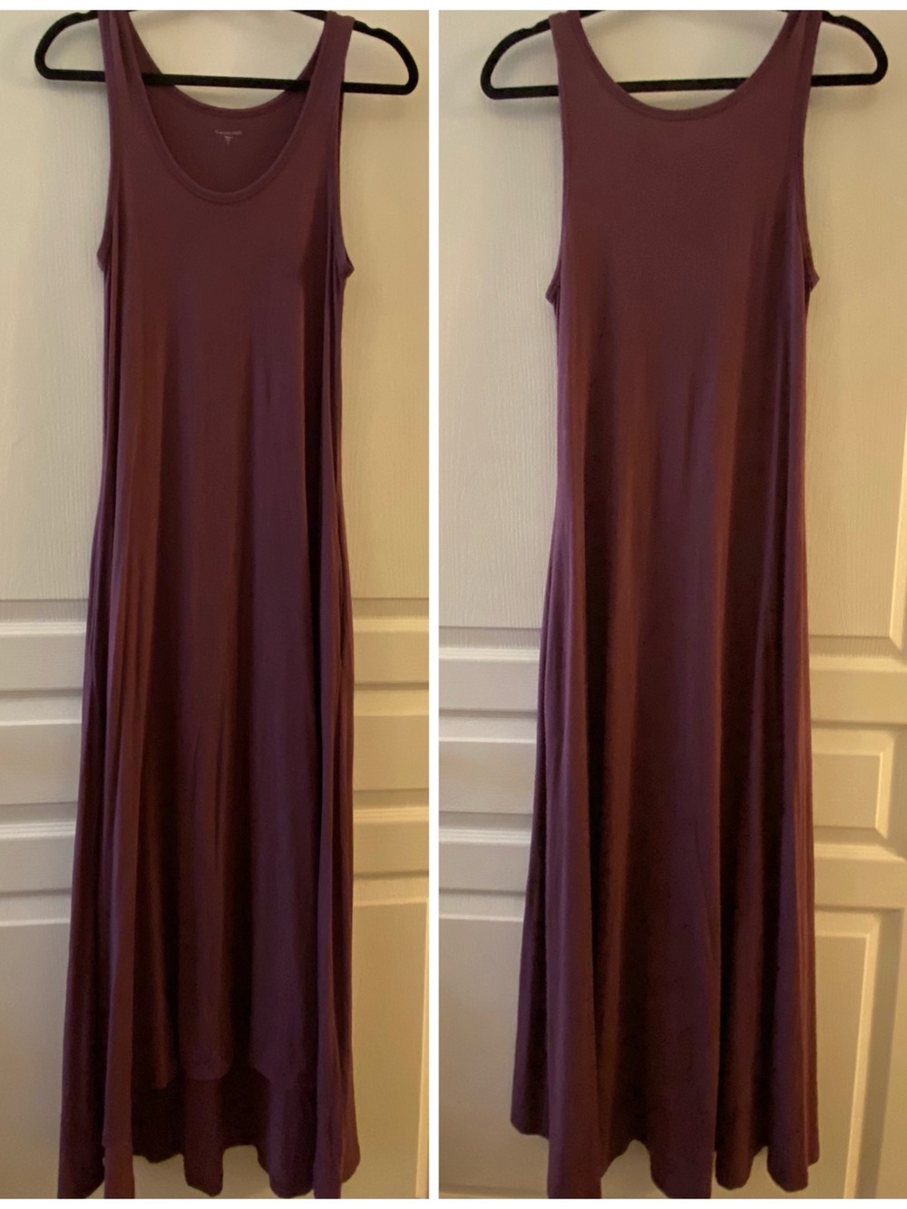 GARNET HILL Sleeveless High-Low Maxi Dress w/ Pockets - S
